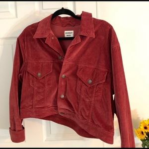 Red corduroy jacket